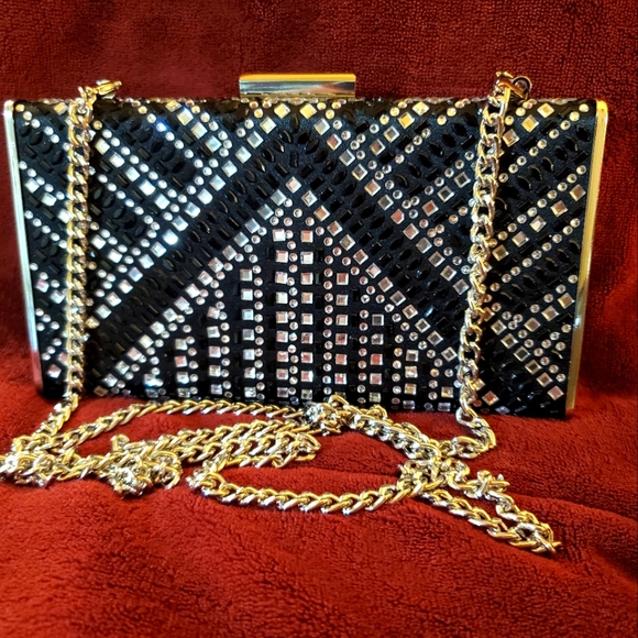 Gorgeous Art Deco Crystal Beaded Minaudiere - Picture 2 of 5